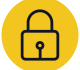 Yellow and Black Simple Line Style Security Lock Logo(1)